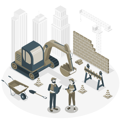 Civil works & infrastructure, construction services, road dams and site facilities